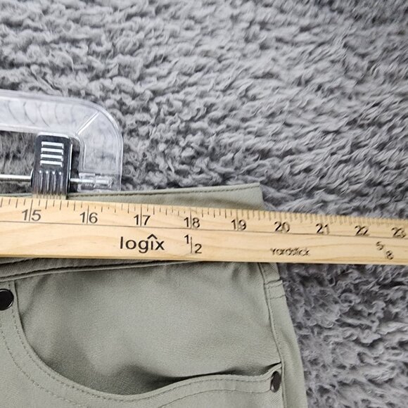 J. Hilburn Pants Mens 40x27 SLL Green Stretch Mid Rise Slim Fit *GUC* - Picture 6 of 14